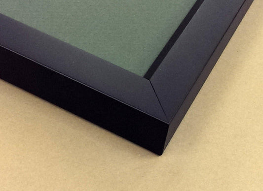 11x10 Black Golf Scorecard Frame, Moulding blk-001, NEW Fairway Green Mat (holds up to 6x8 card); card not included